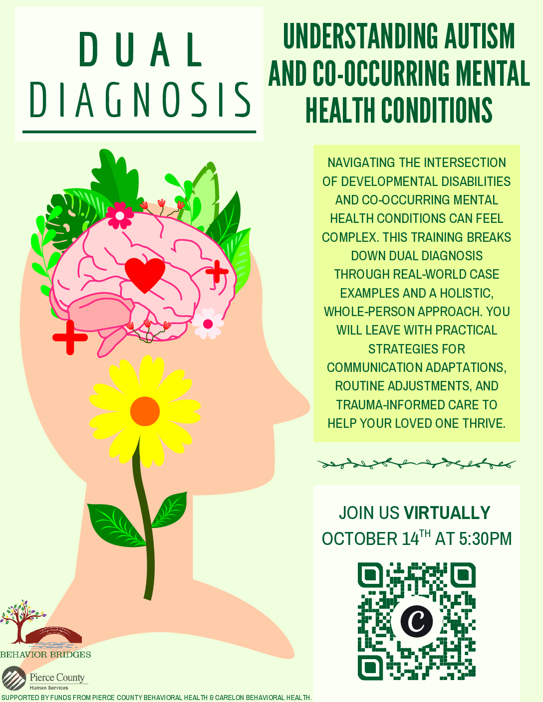 Family Education Night: Dual Diagnosis 10-14-2026